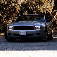 10-12 Ford Mustang MK II NOVA-Series LED Projector Headlights Alpha-Black