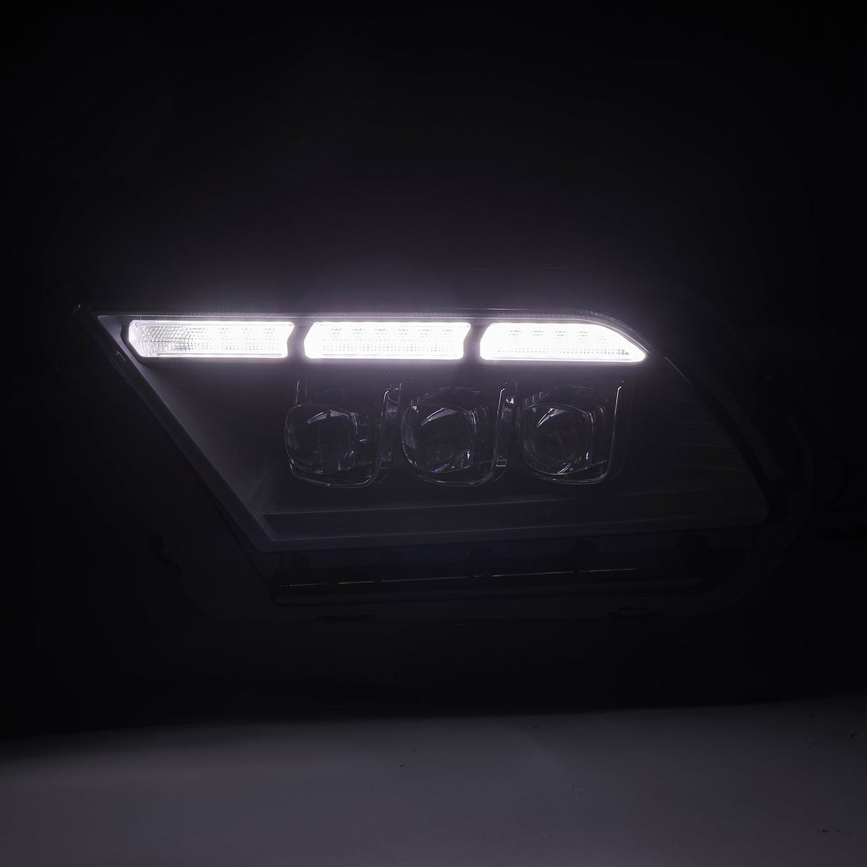 10-12 Ford Mustang MK II NOVA-Series LED Projector Headlights Black