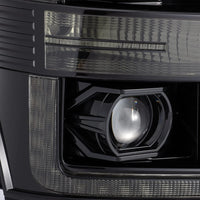 11-16 Ford Super Duty PRO-Series Halogen Projector Headlights Alpha-Black (OPEN BOX)
