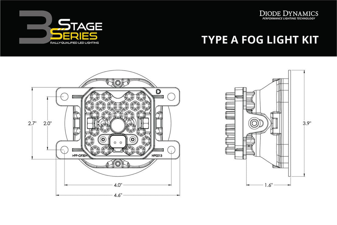 NISSAN FRONTIER (09-21): DIODE DYNAMICS SS3 FOG LIGHTS