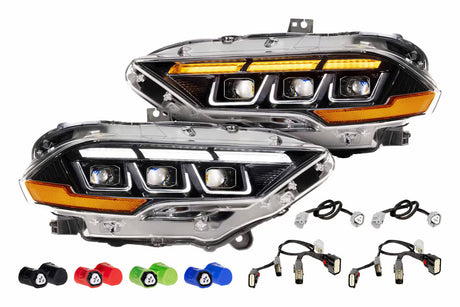 18-23 FORD MUSTANG XB LED HEADLIGHTS
