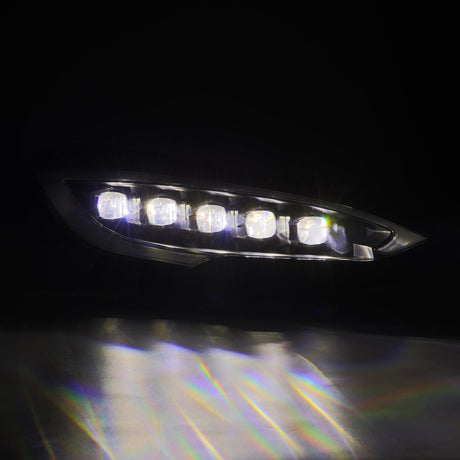 12-21 Tesla Model S NOVA-Series LED Projector Headlights Alpha-Black