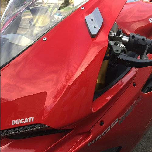 Ducati 1299 Panigale Mirror Block Off Turn Signals (2015 - 2019)