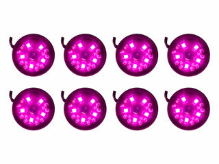 8pc Pink LED Pod Lighting Kit