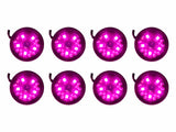 8pc Pink LED Pod Lighting Kit