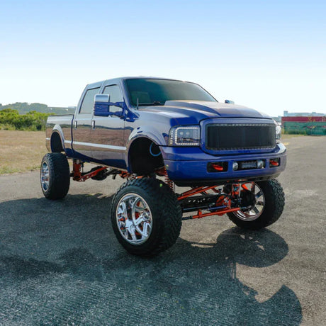 Ford Super Duty/Excursion: Multicolor Flow Series Alphablack Headlights (2005-2007) | Alpharex