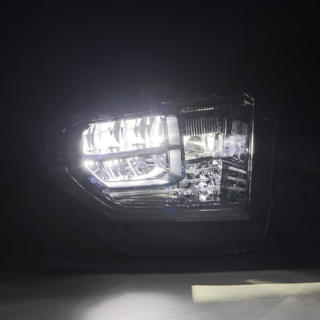 14-21 Toyota Tundra MK II LUXX-Series LED Crystal Headlights Alpha-Black