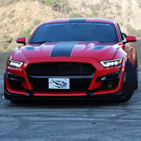 15-17 Ford Mustang/18-20 Mustang Shelby GT350/GT500 NOVA-Series LED Projector Headlights Alpha-Black - Backordered