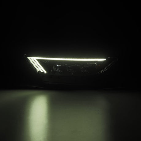 15-17 Ford Mustang/18-20 Mustang Shelby GT350/GT500 NOVA-Series LED Projector Headlights Alpha-Black - Backordered