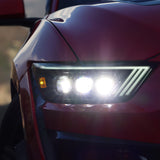 15-17 Ford Mustang/18-20 Mustang Shelby GT350/GT500 NOVA-Series LED Projector Headlights Black