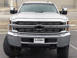 15-19 Chevrolet Silverado 2500HD/3500HD LUXX-Series LED Projector Headlights Black