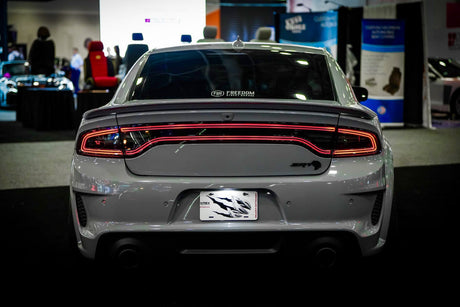 15-23 Dodge Charger MKII NOVA-Series Prismatic LED Tail Lights Chrome