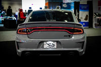15-23 Dodge Charger NOVA-Series Prismatic LED Tail Lights Black - Backordered