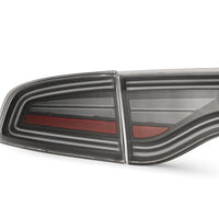 15-23 Dodge Charger NOVA-Series Prismatic LED Tail Lights Black - Backordered