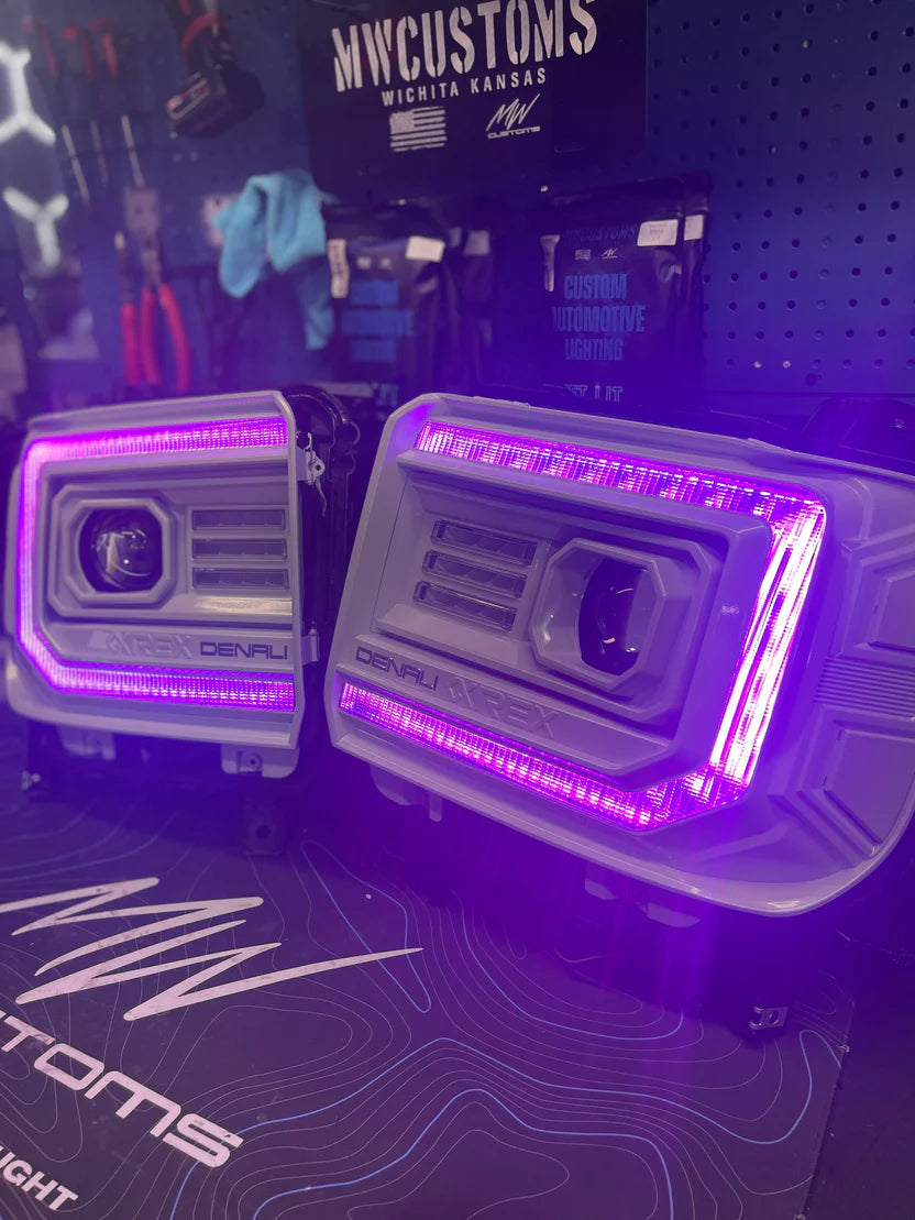 2014-18 ALPHAREX CUSTOM GMC SIERRA HEADLIGHTS