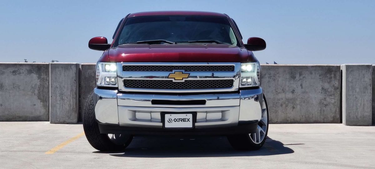 07-13 Chevrolet Silverado NOVA-Series LED Projector Headlights Black