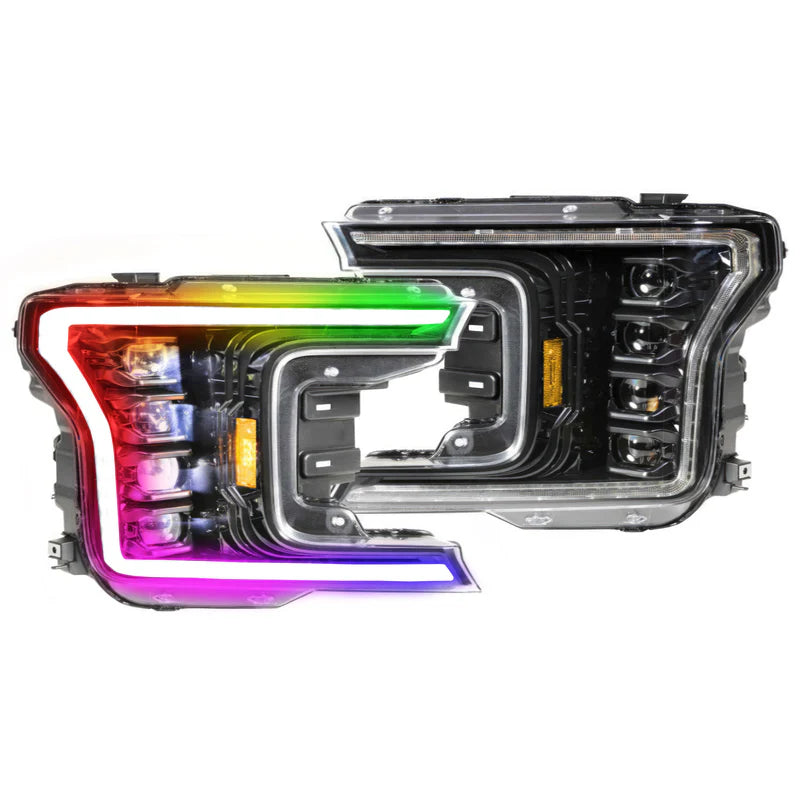 Ford Raptor: Multicolor Flow Series Headlights (2017-2020) | XB Morimoto