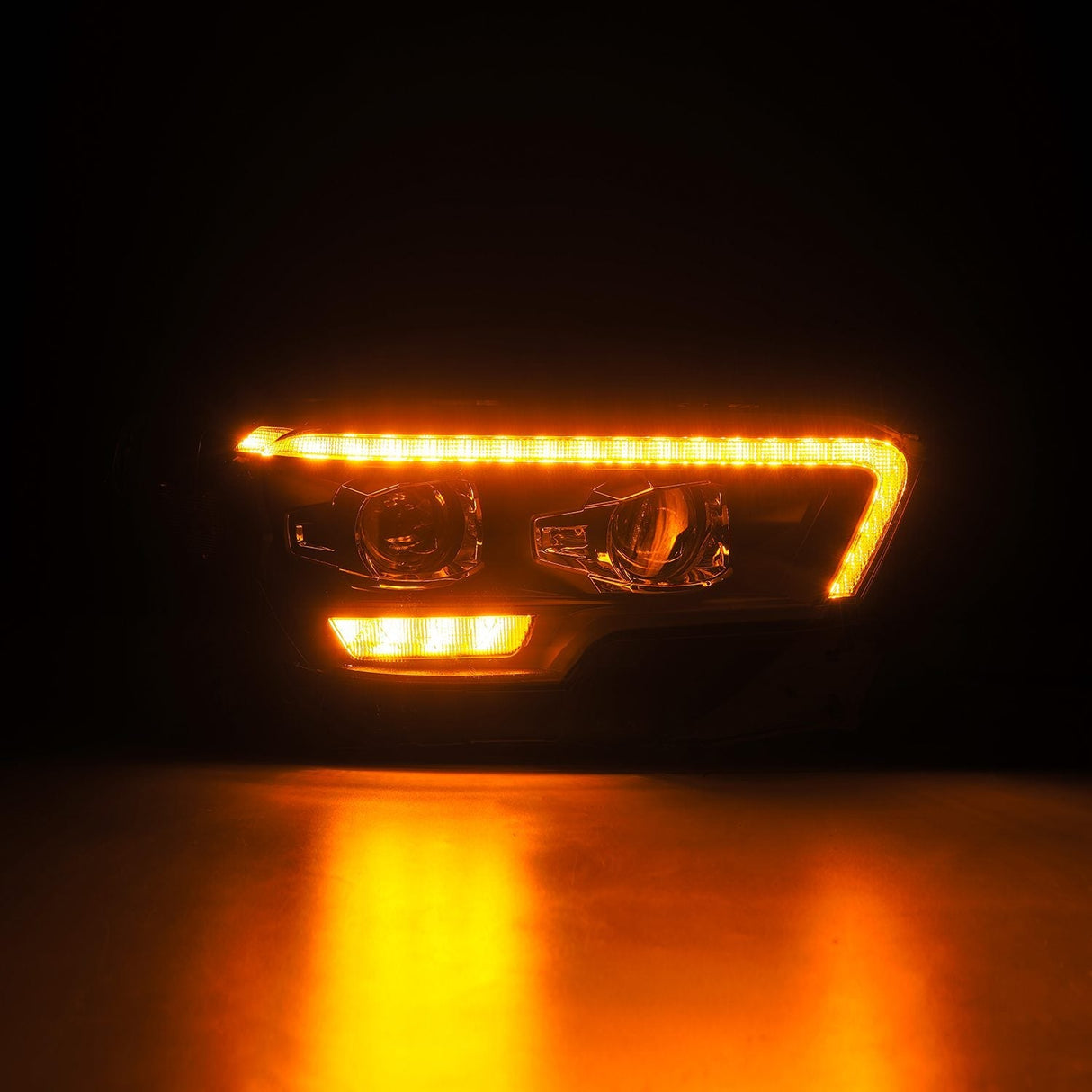 16-23 Toyota Tacoma MK II LUXX-Series LED Projector Headlights Black