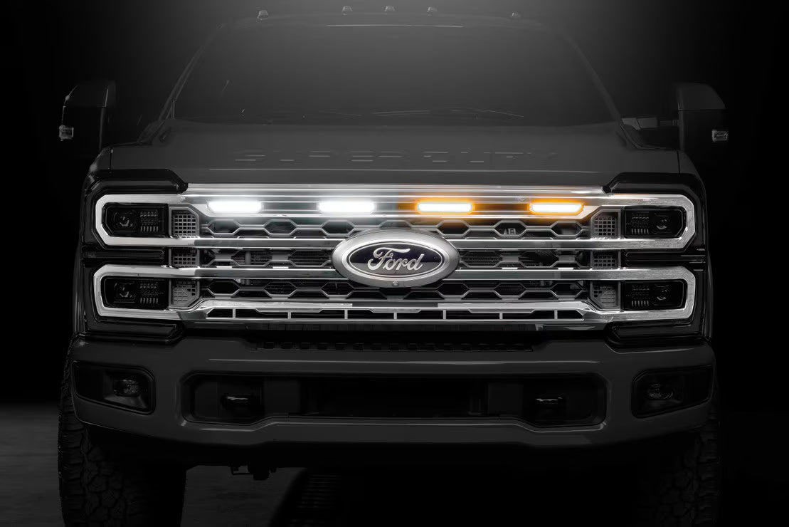 2023+ Ford Super Duty XBG LED DRL Grille (Chrome)
