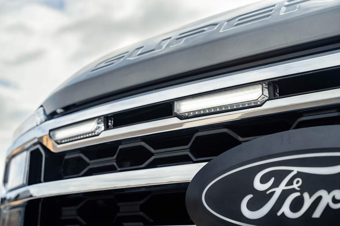 2023+ Ford Super Duty XBG LED DRL Grille (Chrome)