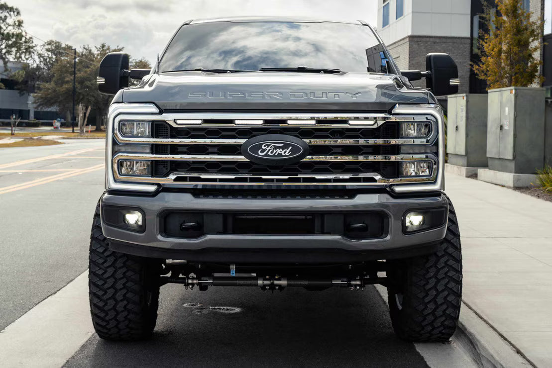 2023+ Ford Super Duty XBG LED DRL Grille (Chrome)