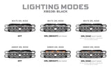 2023+ Ford Super Duty XBG LED DRL Grille (Black)