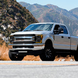 17-19 Ford Super Duty MKII LUXX-Series LED Projector Headlights Black