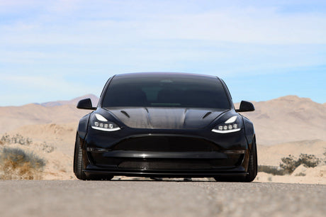 17-23 Tesla Model 3 / 20-24 Model Y NOVA-Series LED Projector Headlights Alpha-Black