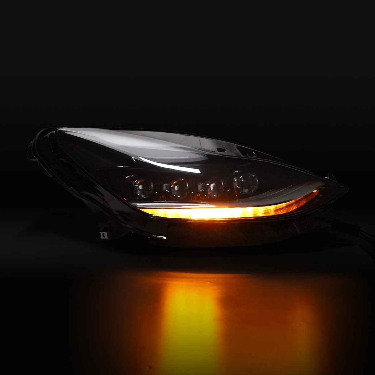 17-23 Tesla Model 3 / 20-24 Model Y NOVA-Series LED Projector Headlights Black