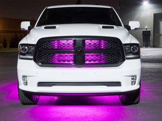 Pink LED Flexible Slimline Truck Underbody Lighting Kit