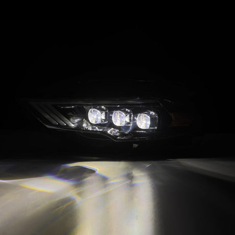18-23 Ford Mustang NOVA-Series LED Projector Headlights Black - Backordered