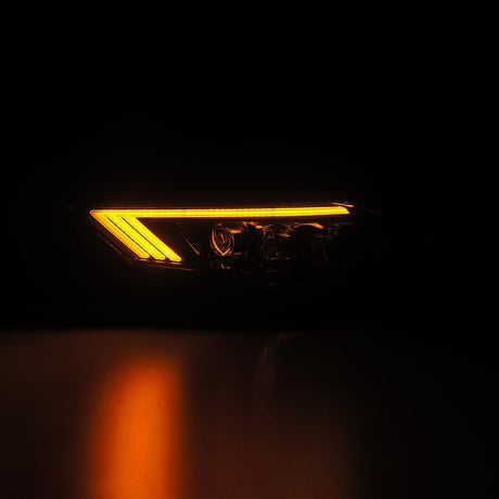 18-23 Ford Mustang NOVA-Series LED Projector Headlights Black - Backordered