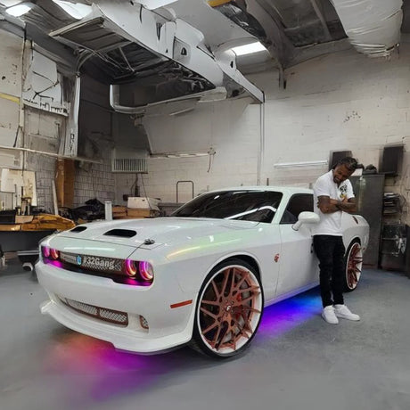 Dodge Challenger Waterproof External Mount Multicolor Halo Kit (2015-2023)