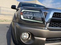 05-11 Toyota Tacoma LUXX-Series LED Crystal Headlights Alpha-Black - Backordered
