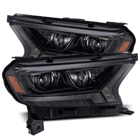 19-23 Ford Ranger LUXX-Series LED Projector Headlights Alpha-Black - Backordered