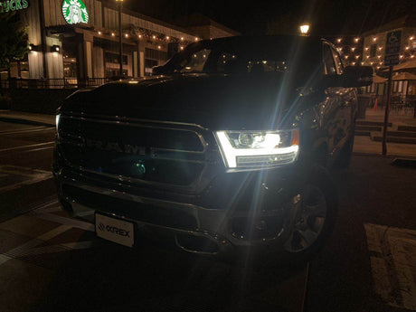 19-24 Ram 1500 LUXX-Series LED Projector Headlights Chrome
