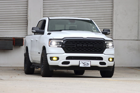 19-24 Ram 1500 (MK II 2500 Style) LUXX-Series LED Projector Headlights Alpha-Black