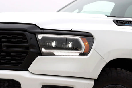 19-24 Ram 1500 (MK II 2500 Style) LUXX-Series LED Projector Headlights Black