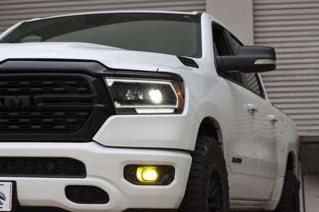 19-24 Ram 1500 (MK II 2500 Style) LUXX-Series LED Projector Headlights Black