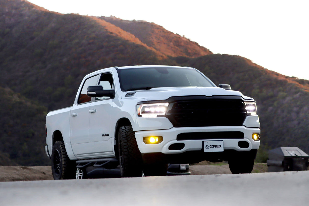 19-24 Ram 1500 (MK II 2500 Style) NOVA-Series LED Projector Headlights Alpha-Black