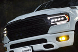 19-24 Ram 1500 (MK II 2500 Style) NOVA-Series LED Projector Headlights Alpha-Black