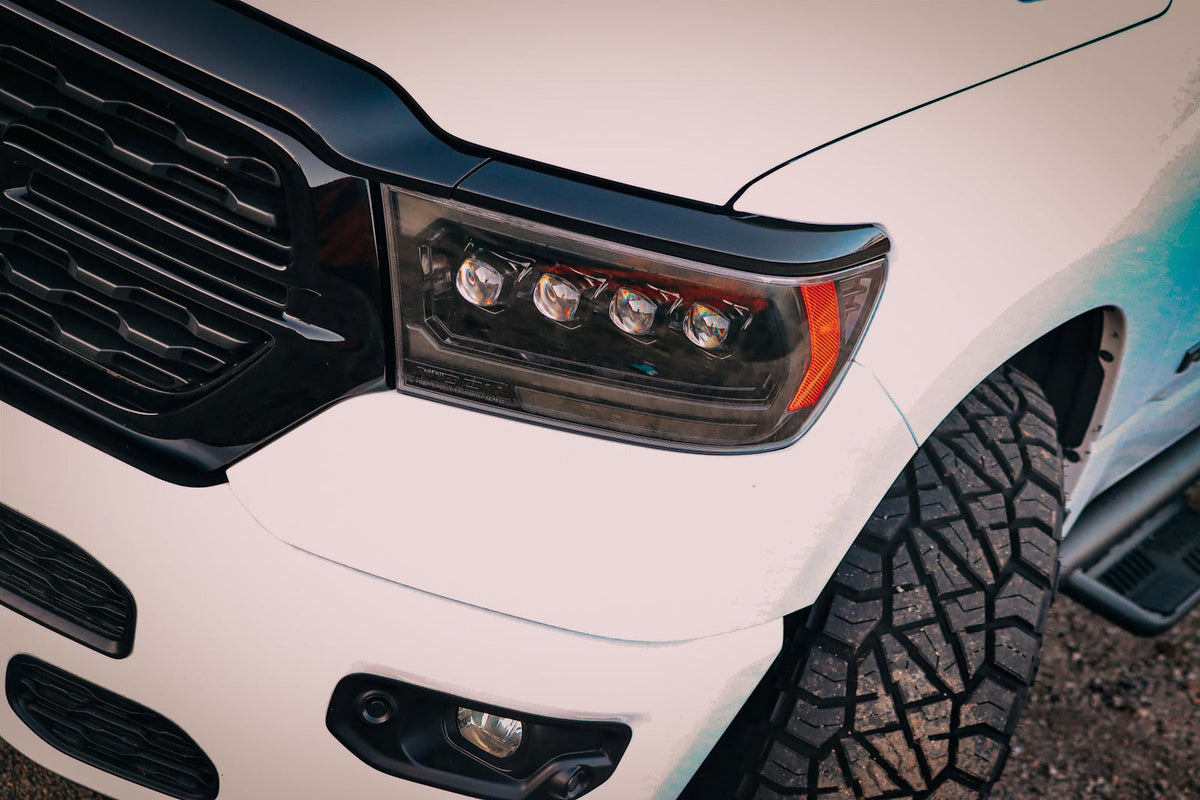 19-24 Ram 1500 (MK II 2500 Style) NOVA-Series LED Projector Headlights Black