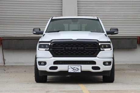 19-24 Ram 1500 (MK II 2500 Style) PRO-Series Halogen Projector Headlights Alpha-Black