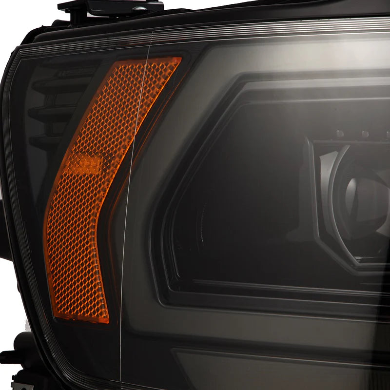 19-24 Ram 1500 (MK II 2500 Style) PRO-Series Halogen Projector Headlights Alpha-Black