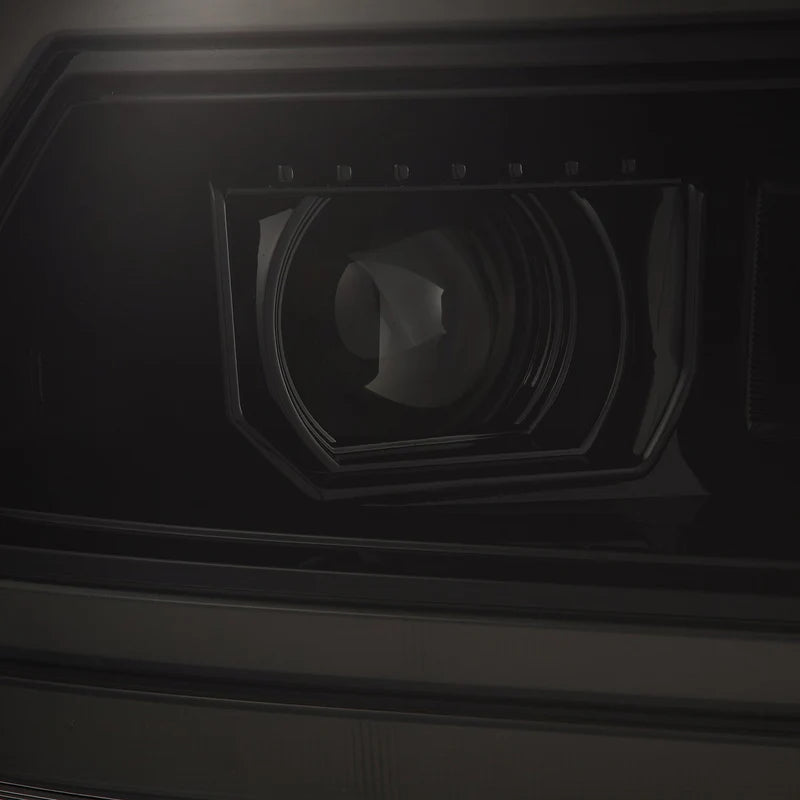 19-24 Ram 1500 (MK II 2500 Style) PRO-Series Halogen Projector Headlights Alpha-Black