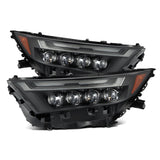 19-25 Toyota RAV4 (High Trim) NOVA-Series LED Projector Headlights Alpha-Black