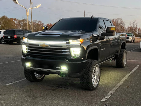 2020-2023 Chevy Silverado 2500/3500 LED “Power” Grille Light Bar - LTZ & High Country