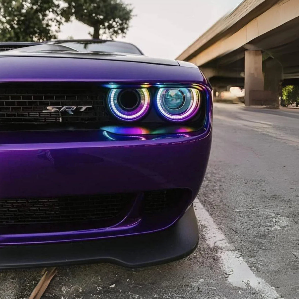Dodge Challenger Waterproof External Mount Multicolor Halo Kit (2015-2023)