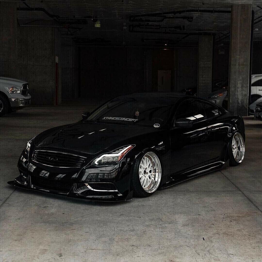 08-13 Infiniti G37/14-15 Q60 Coupe MK II NOVA-Series LED Projector Headlights Black