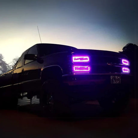 Chevrolet Silverado Headlight Multicolor Halo Kit (1989-1999)